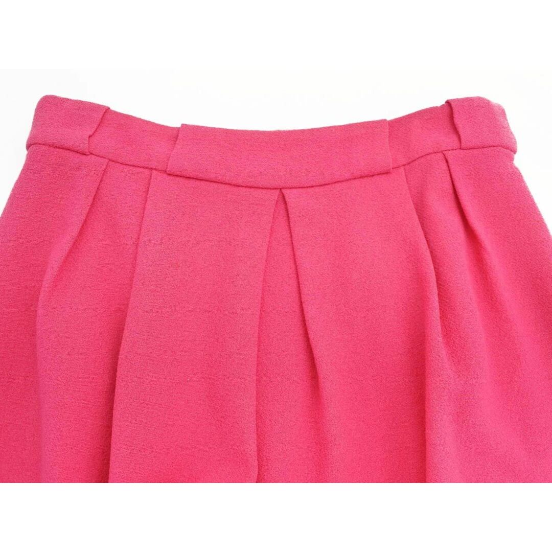 LE CIEL BLEU(ルシェルブルー)のLE CIEL BLEU ルシェルブルー タック ミニ スカート size40/ピンク ■■ レディース レディースのスカート(ミニスカート)の商品写真