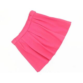 LE CIEL BLEU ルシェルブルー タック ミニ スカート size40/ピンク ■■ レディース