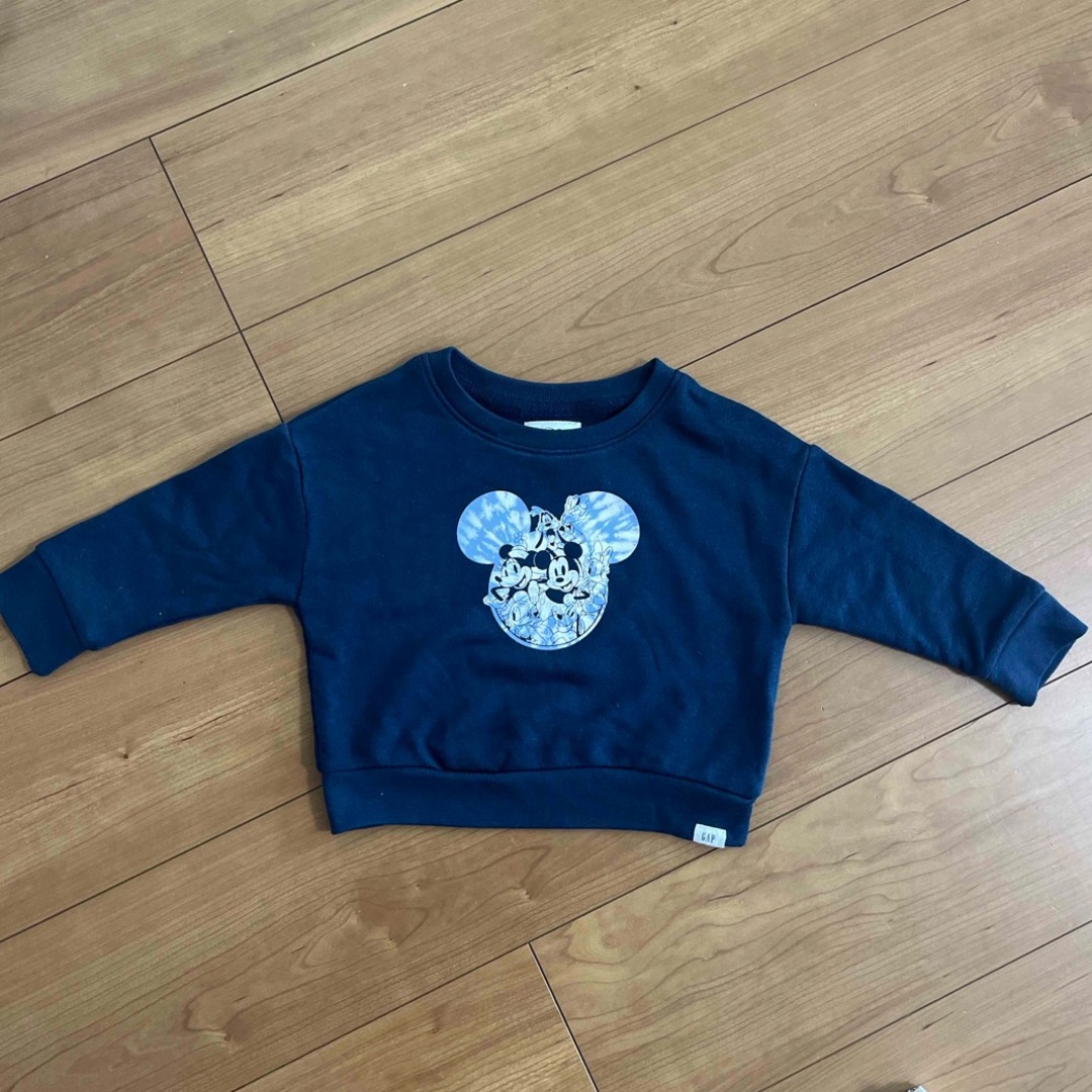 babyGAP(ベビーギャップ)のbaby gap トレーナー（ディズニー）　90 キッズ/ベビー/マタニティのキッズ服男の子用(90cm~)(Tシャツ/カットソー)の商品写真