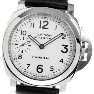 パネライ(PANERAI)のパネライ PANERAI PAM00113 ルミノールマリーナ スモールセコンド 手巻き メンズ 良品 _800741(腕時計(アナログ))