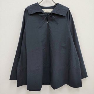 シンゾーン(Shinzone)のShinzone SAILOR COLLAR BL セーラーカラーブラウス 22MMSBL11 サイズ34 ブラウス シャツ 22SS ネイビー レディース シンゾーン【中古】4-0206M♪(シャツ/ブラウス(長袖/七分))