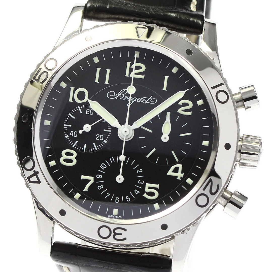 Breguet(ブレゲ)のブレゲ Breguet 3800ST/92/9W6 アエロナバル タイプ XX クロノグラフ 自動巻き メンズ 箱・保証書付き_799844 メンズの時計(腕時計(アナログ))の商品写真