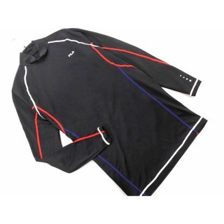 フィラ(FILA)のFILA フィラ ロゴ インナー アンダーウェア トレーニングウェア カットソー sizeL/黒 ◇■ メンズ(Tシャツ/カットソー(七分/長袖))