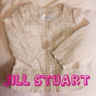 ジルスチュアート(JILLSTUART)の♡JILL STUART ツイードJK♡(ノーカラージャケット)