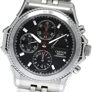 セイコー(SEIKO)のセイコー SEIKO GCBK999/6S77-0A10 クレドール パシフィーク クロノグラフ 999本限定 自動巻き メンズ _800074(腕時計(アナログ))