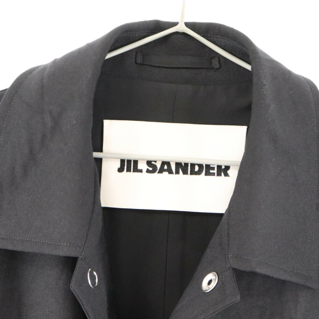 Jil Sander(ジルサンダー)のJIL SANDER ジルサンダー 22AW WOOL SINGLE-BREASTED TAILORED COAT ウールテーラードコート ブラック JSMT430101 メンズのジャケット/アウター(フライトジャケット)の商品写真