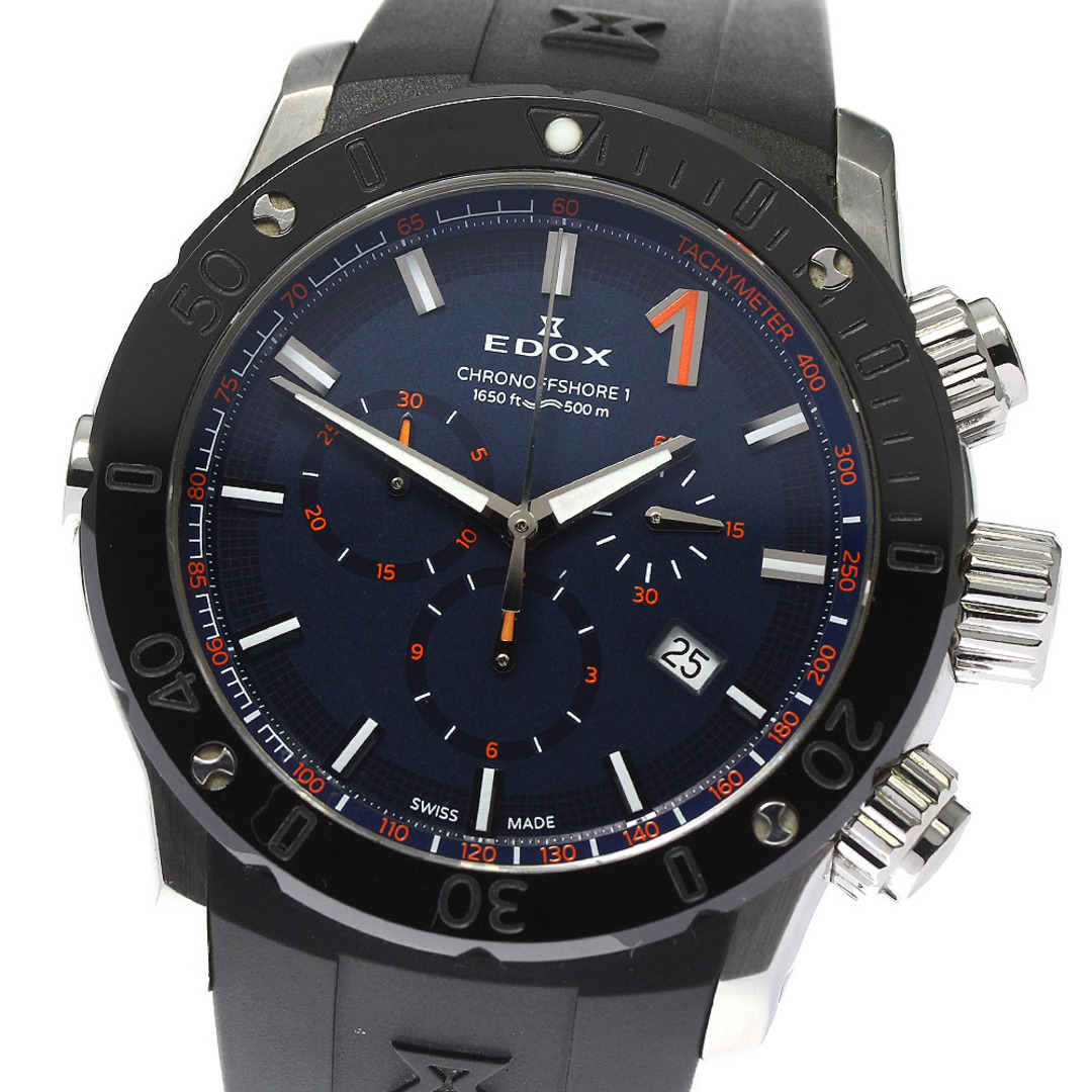 EDOX(エドックス)のエドックス EDOX 10221-3N-BUINO クロノオフショア1 クロノグラフ クォーツ メンズ 箱・保証書付き_802560 メンズの時計(腕時計(アナログ))の商品写真