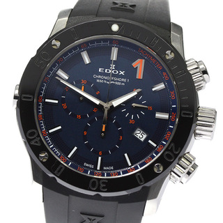 エドックス(EDOX)のエドックス EDOX 10221-3N-BUINO クロノオフショア1 クロノグラフ クォーツ メンズ 箱・保証書付き_802560(腕時計(アナログ))