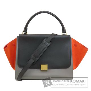 セリーヌ(celine)のCELINE トラペーズ トートバッグ カーフ スウェード レディース(トートバッグ)