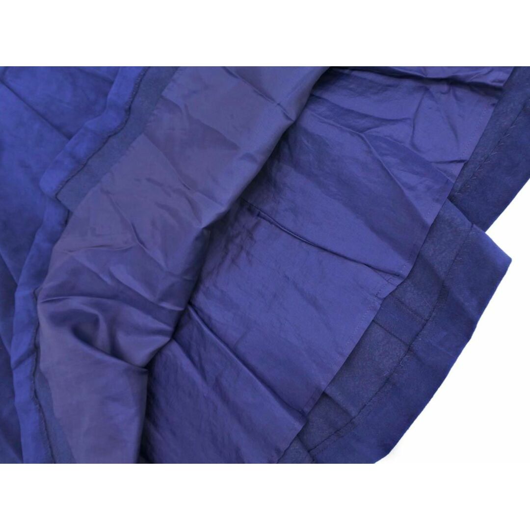 INED(イネド)のINED イネド スウェード調 タック スカート size9/青 ◇■ レディース レディースのスカート(ひざ丈スカート)の商品写真