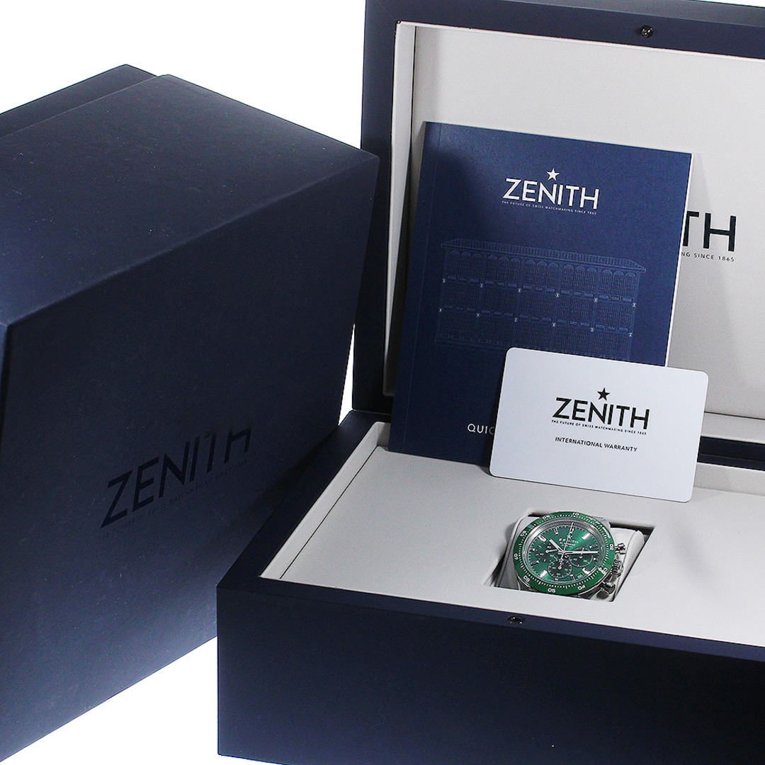 ZENITH(ゼニス)のゼニス ZENITH 03.3107.3600/56.M3100 クロノマスター YOSHIDA SPECIAL EDITION 自動巻き メンズ 美品 箱・保証書付き_801270 メンズの時計(腕時計(アナログ))の商品写真