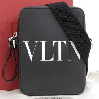 ヴァレンティノ(VALENTINO)の【本物保証】 箱・布袋付 超美品 ヴァレンティノ ガラバーニ VALENTINO GARAVANI スモール クロス ショルダーバッグ 斜め掛け VLTN ロゴ(ショルダーバッグ)