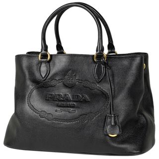 プラダ(PRADA)のプラダ ロゴ ハンドバッグ レディース 【中古】(ハンドバッグ)