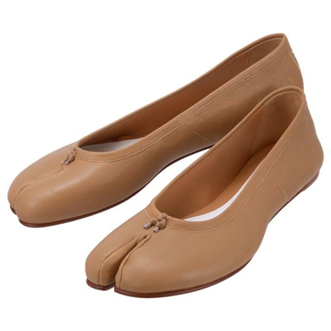 Maison Margiela メゾン マルジェラ Tabi ballerina shoes S58WZ0042 P3753 T8013 / T2148 /  T4091 / T4155 /  T1003 レディース フラットシューズ NKN mgl0214 3.ベージュ 37 レディースの靴/シューズ(バレエシューズ)の商品写真