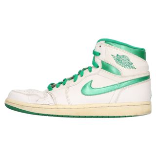 ナイキ(NIKE)のNIKE ナイキ AIR JORDAN 1 RETRO HIGH DO THE RIGHT THING 332550-131 エアジョーダン1 レトロ ドゥザライトシング ハイカットスニーカー US10/28cm ホワイト/グリーン(スニーカー)