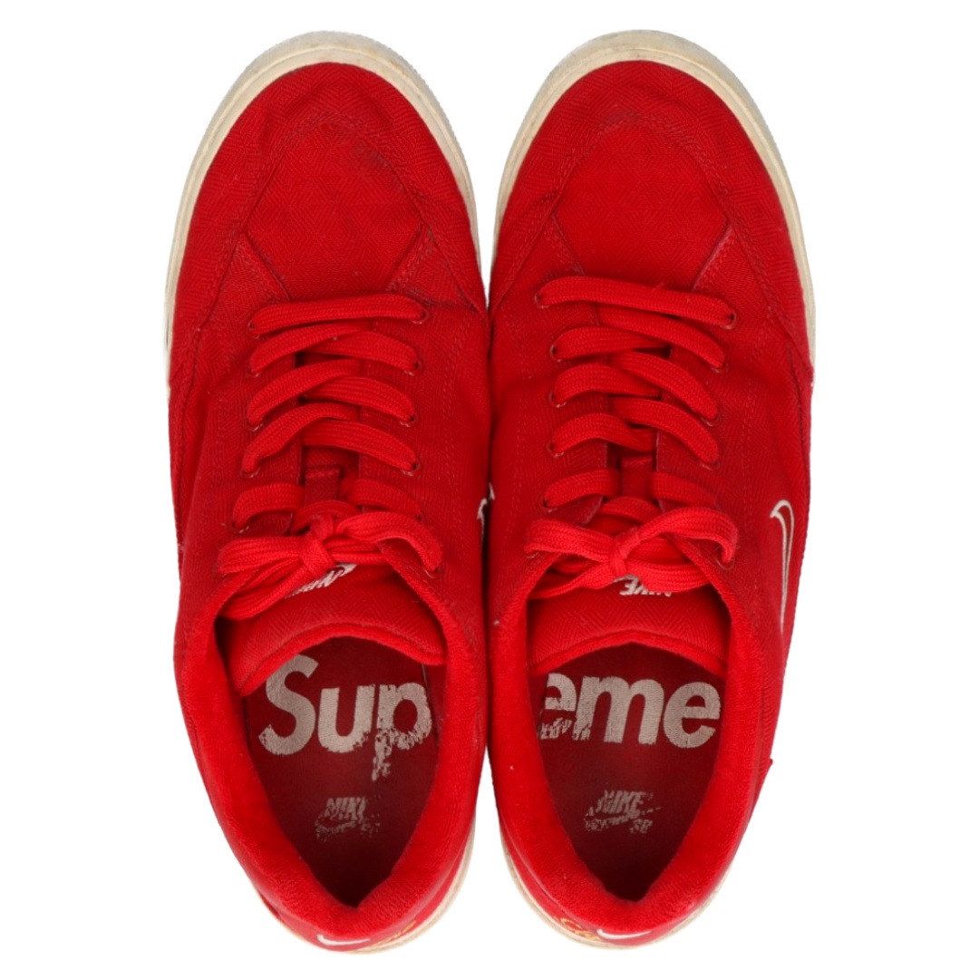 NIKE(ナイキ)のNIKE SB ナイキエスビー 15SS×SUPREME GTS QS 801621-661 シュプリーム ローカットスニーカー シューズ レッド US9.5/27.5cm メンズの靴/シューズ(スニーカー)の商品写真