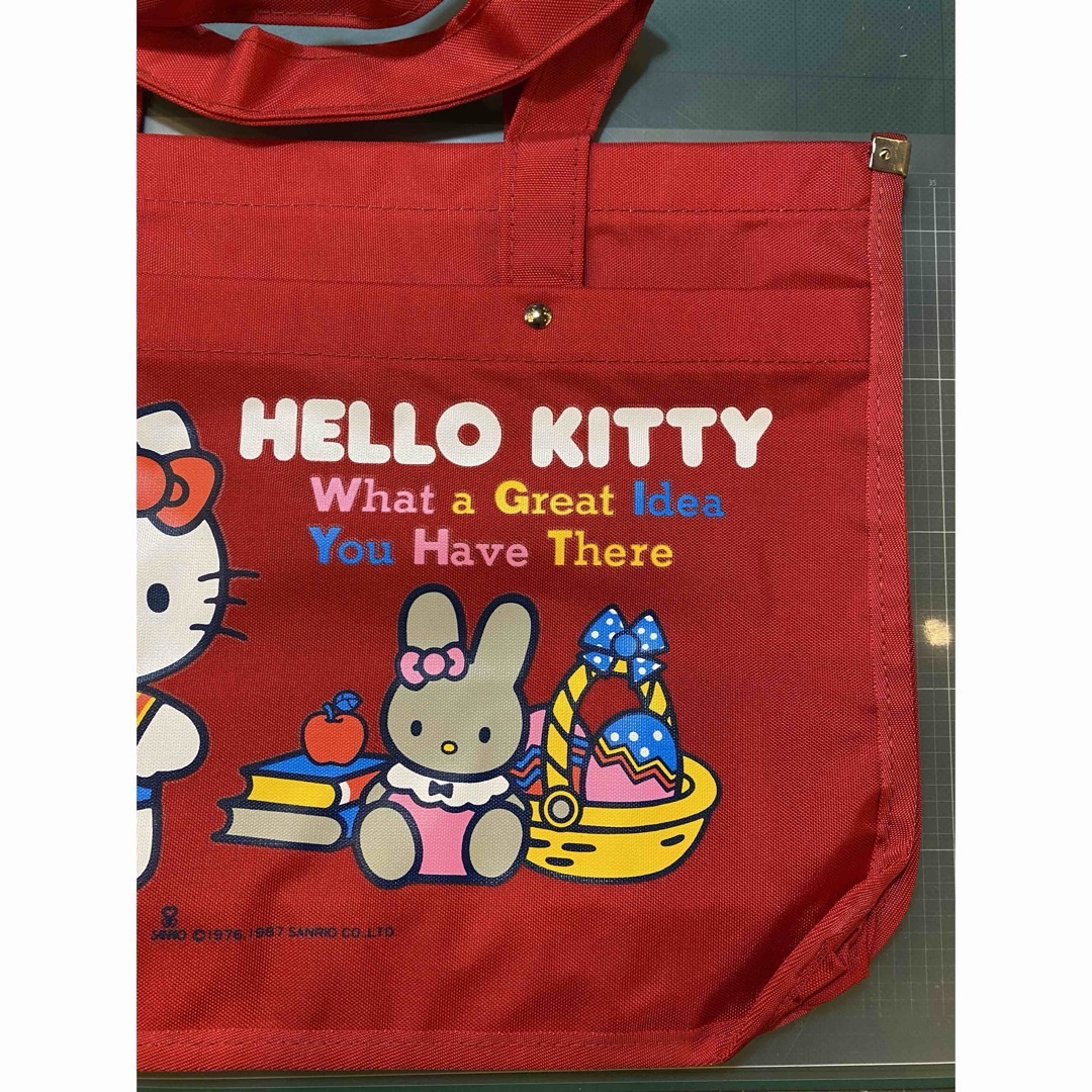 ハローキティ(ハローキティ)の匿名配送NO.310 サンリオ　キティ　HELLO KITTY レッスンバック キッズ/ベビー/マタニティのこども用バッグ(レッスンバッグ)の商品写真