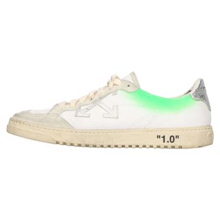 オフホワイト(OFF-WHITE)のOFF-WHITE オフホワイト 19AW 2.0 SNEAKER スエード レザー ローカットスニーカー ホワイト OMIA042E19D68048(スニーカー)