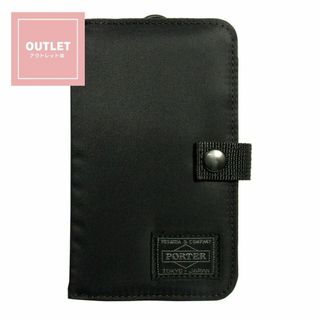 ポーター(PORTER)の【アウトレット品】ポーター ブックケース 黒 B(iPhoneケース)