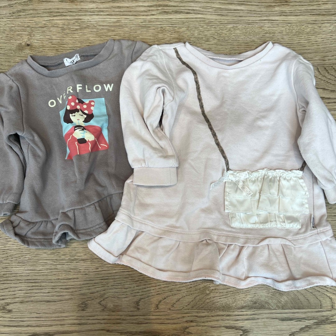 女の子　まとめ売り　子供服サイズ９０ キッズ/ベビー/マタニティのキッズ服女の子用(90cm~)(Tシャツ/カットソー)の商品写真