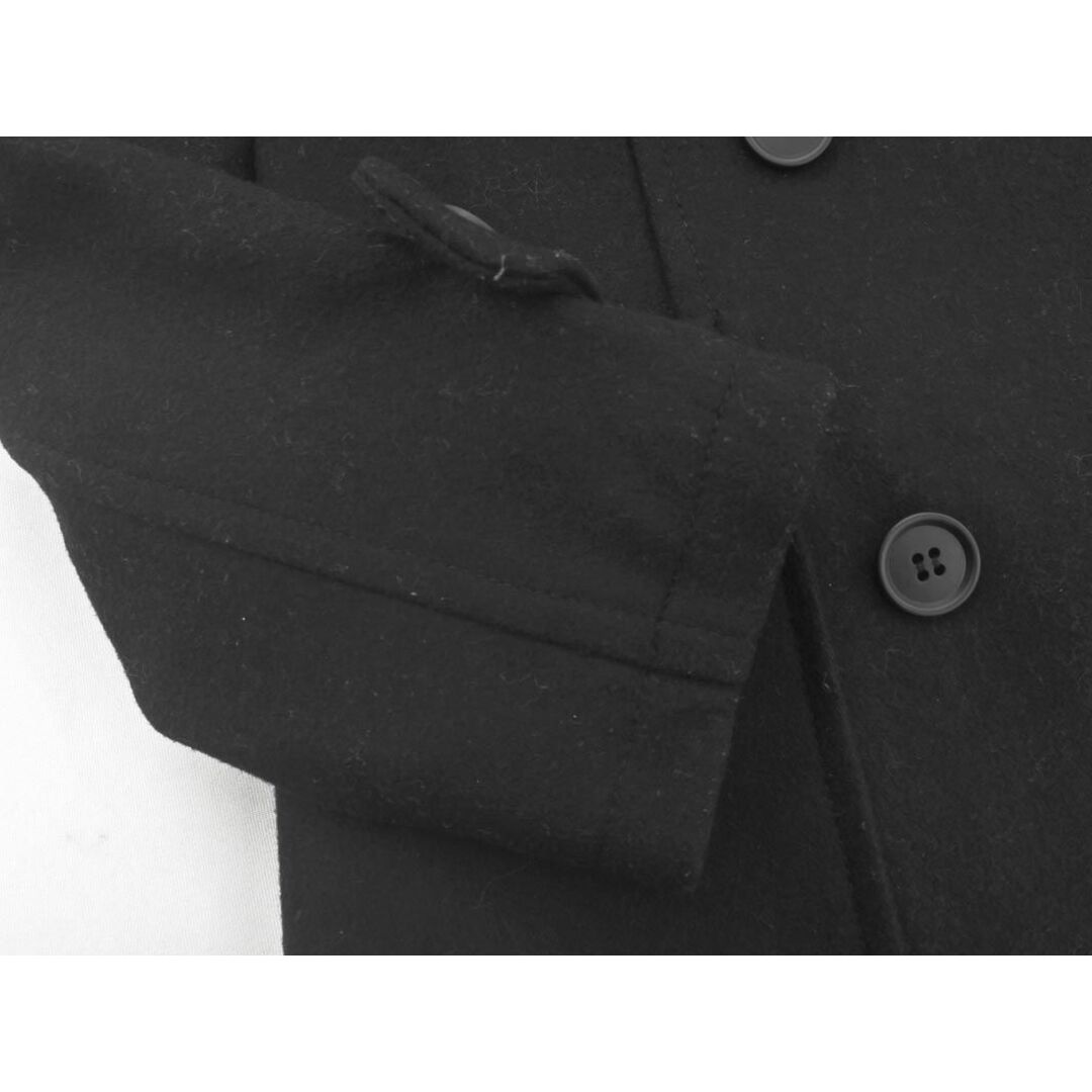 moussy(マウジー)のAZUL BY MOUSSY アズールバイマウジー ウール混 ピー コート sizeS/黒 ◇■ レディース レディースのジャケット/アウター(ピーコート)の商品写真