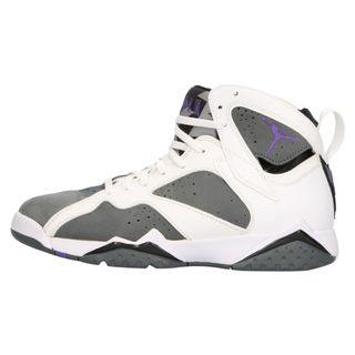 ナイキ(NIKE)のNIKE ナイキ AIR JORDAN7 RETRO エアジョーダン7 レトロ ハイカットスニーカー グレー/ホワイト US9/27cm CU9307-100(スニーカー)