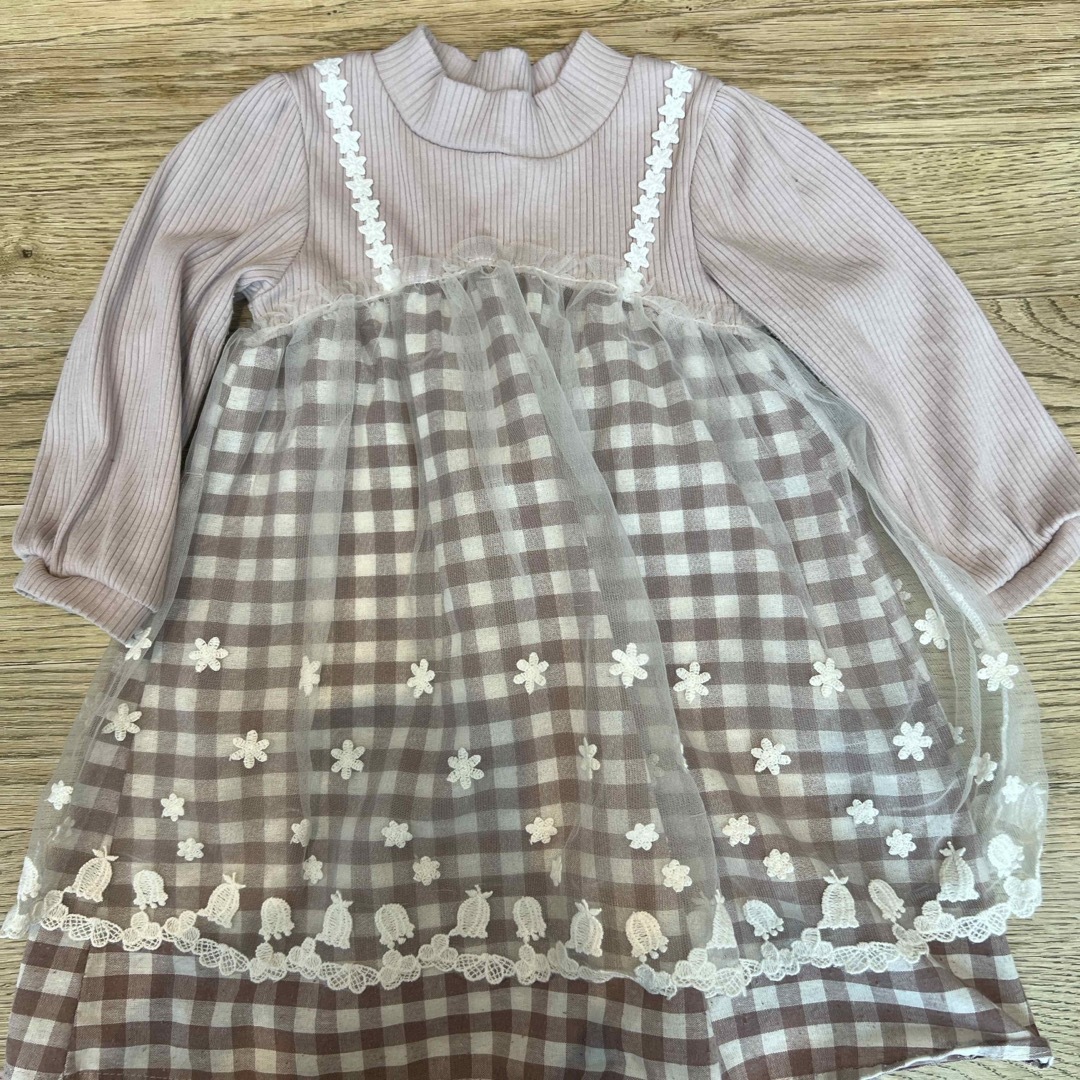 ワンピース　サイズ１００ キッズ/ベビー/マタニティのキッズ服女の子用(90cm~)(ワンピース)の商品写真