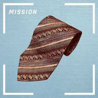 MISSION ミッション ネクタイ クレイジーパターン mkr44(ネクタイ)