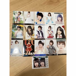 エスケーイーフォーティーエイト(SKE48)のAKB48 SKE48 山内鈴蘭　生写真　16枚セット(アイドルグッズ)