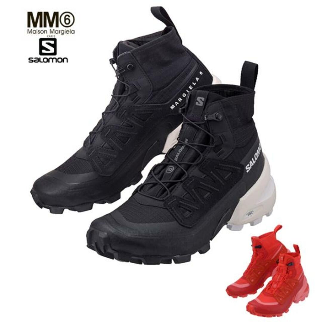 MM6(エムエムシックス)のMM6 Maison Margiela× SALOMON エムエムシックス メゾンマルジェラ×サロモン CROSS HIGH  S66WS0079 P5132 H9426 / H9427 クロスハイ スニーカー シューズ mgl0230 1.ブラック メンズの靴/シューズ(スニーカー)の商品写真