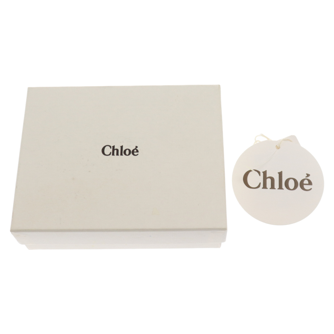 Chloe(クロエ)のChloe クロエ ラウンドファスナー 二つ折り財布 レザーウォレット シルバー メンズのファッション小物(折り財布)の商品写真
