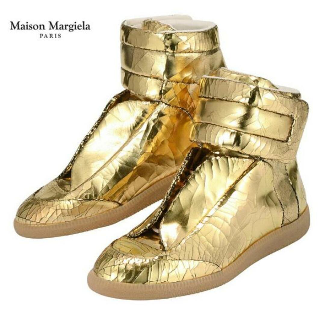 Maison Margiela メゾン マルジェラ Sneakers  S37WS0273 靴 メタリック ハイカット スニーカー メンズ NKN ゴールド メンズの靴/シューズ(スニーカー)の商品写真