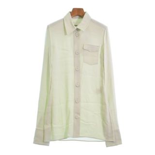 ジルサンダー(Jil Sander)のJIL SANDER ジルサンダー カジュアルシャツ 34(XXS位) 緑 【古着】【中古】(シャツ/ブラウス(長袖/七分))