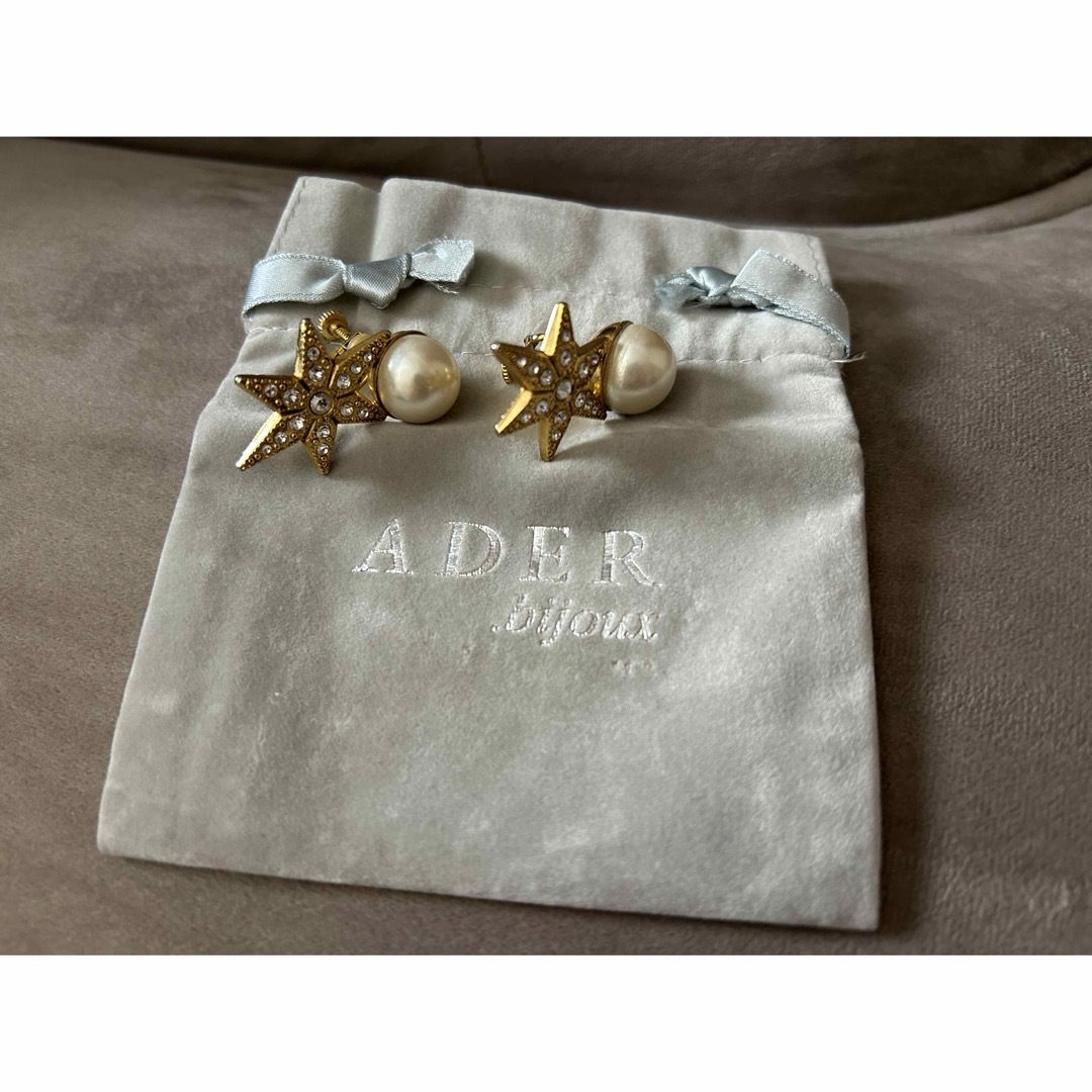 ADER.bijoux(アデルビジュー)のアデルビジュー　星パール　イヤリング レディースのアクセサリー(イヤリング)の商品写真