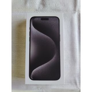 アップル(Apple)のＡｐｐｌｅ ｉｐｈｏｎｅ１５ＰＲＯ ＭＡＸ １ＴＢ　ブラックチタニウム(スマートフォン本体)