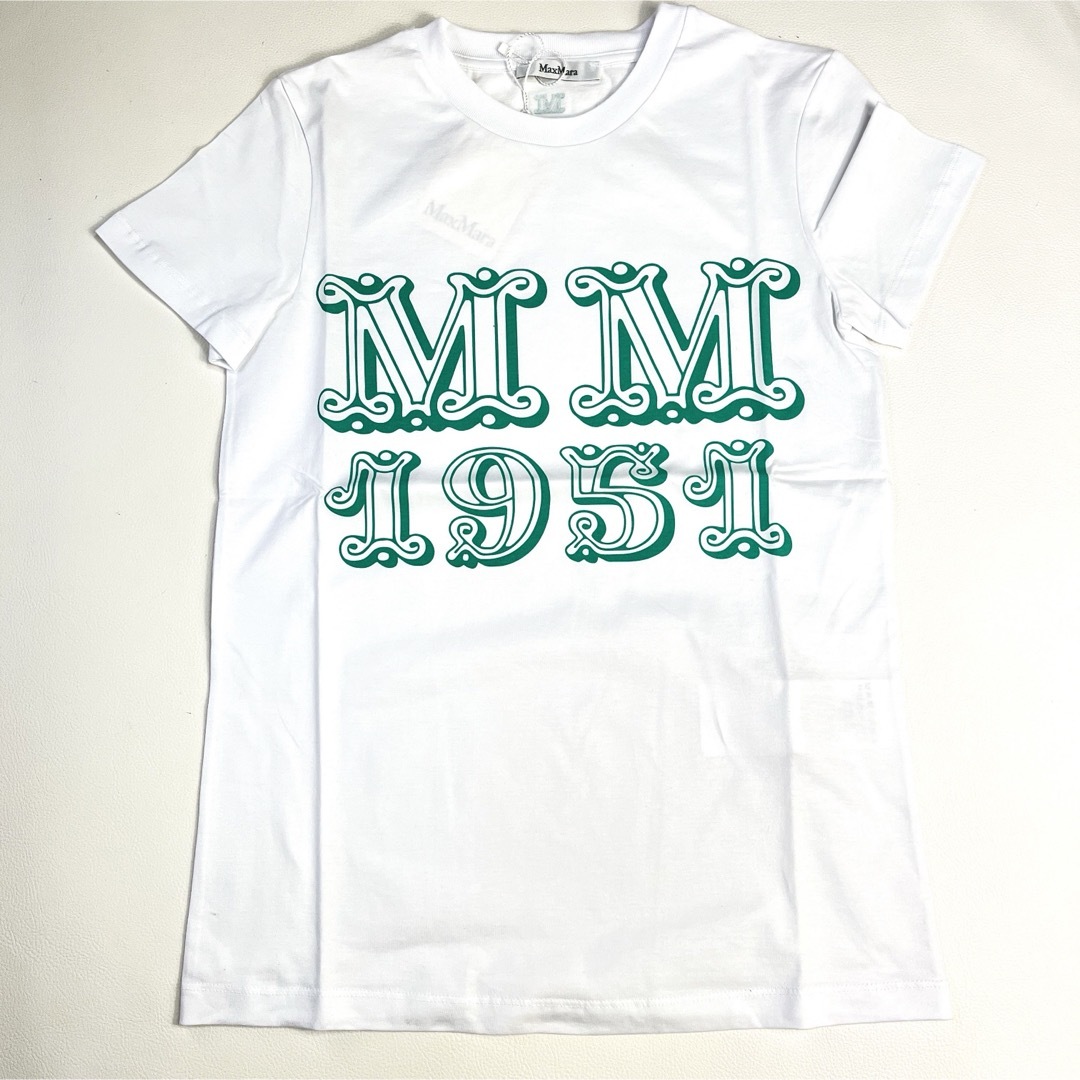 Max Mara(マックスマーラ)の【MAX MARA】マックスマーラ プリントロゴ Tシャツ MM 1951 レディースのトップス(Tシャツ(半袖/袖なし))の商品写真