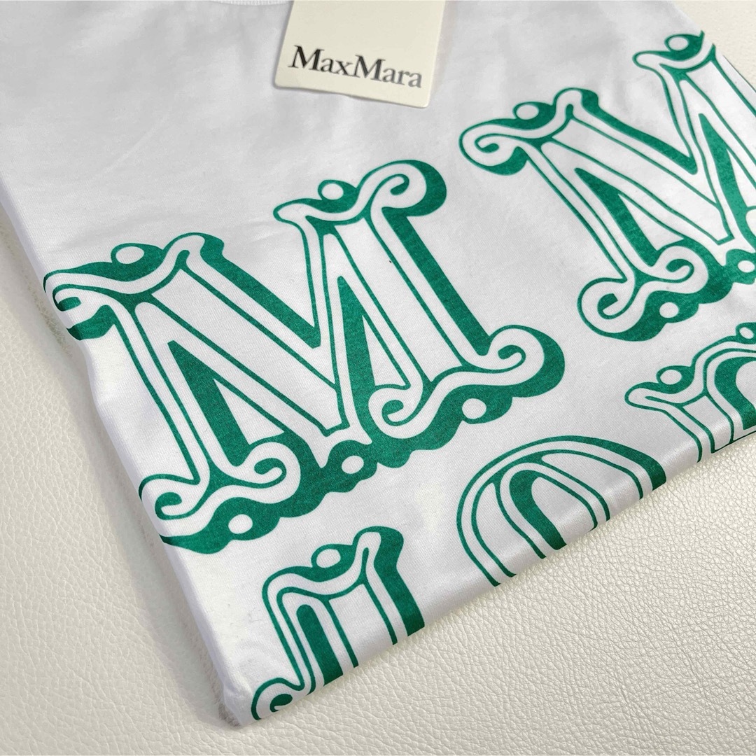 Max Mara(マックスマーラ)の【MAX MARA】マックスマーラ プリントロゴ Tシャツ MM 1951 レディースのトップス(Tシャツ(半袖/袖なし))の商品写真