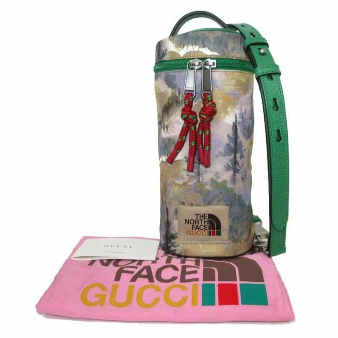 Gucci(グッチ)の【新品】グッチ バッグ ショルダーバッグ 679760（マルチカラー）GUCCI × North Face ノースフェイス コラボ ナイロン 風景 ショルダー 斜め掛け ブティックライン メンズ メンズのバッグ(ショルダーバッグ)の商品写真