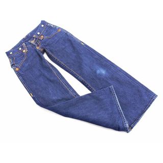 トゥルーレリジョン(True Religion)のTRUE RELIGION トゥルーレリジョン ボタンフライ ブーツカット デニムパンツ size24/インディゴ ■■ レディース(デニム/ジーンズ)