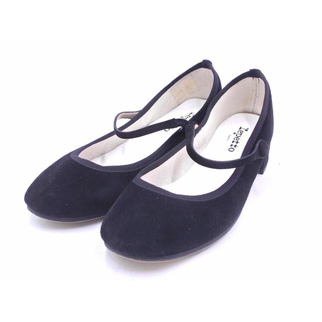 repetto(レペット)のrepetto レペット スウェード ストラップ パンプス size40（25ｃｍくらい）/黒 ◇■◎レディース レディースの靴/シューズ(ハイヒール/パンプス)の商品写真