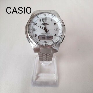 カシオ(CASIO)のCASIO カシオ5161 WVA-M600　wave ceptor腕時計(腕時計(アナログ))