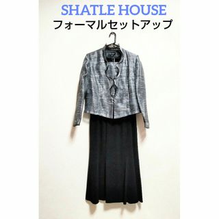 SHATLE HOUSE ジャケット スカート セット 上下 大きい サイズ(セット/コーデ)