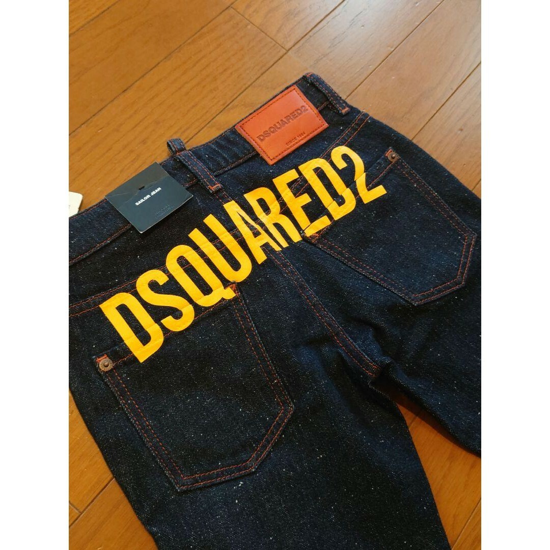 DSQUARED2(ディースクエアード)のDSQUARED2 ディースクエアード　バックプリント デニム キッズ/ベビー/マタニティのキッズ服男の子用(90cm~)(パンツ/スパッツ)の商品写真