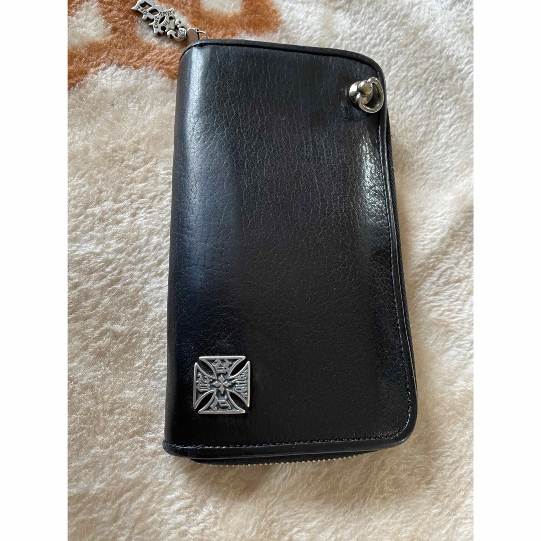 BILL WALL LEATHER(ビルウォールレザー)のBWLビルウォールレザー長財布ウォレット刻印パーツジップ メンズのファッション小物(長財布)の商品写真