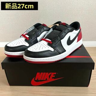 Nike Air Jordan 1 Retro Low OG Black Toe(スニーカー)