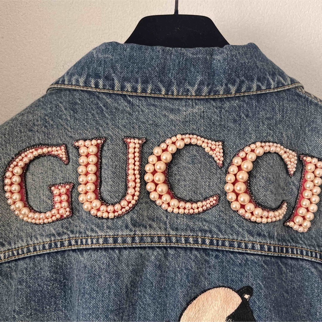 Gucci(グッチ)のGUCCI グッチ　デニムジャケット　春画 メンズのジャケット/アウター(Gジャン/デニムジャケット)の商品写真