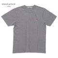 【メール便】MAISON KITSUNE メゾンキツネ FOX HEAD PATCH CREW T-SHIRT  AM00103KJ 0008 フォックスヘッド パッチ クルー Tシャツ 半袖 グレー グレー