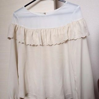 マジェスティックレゴン(MAJESTIC LEGON)のフリル刺繍ブラウス(シャツ/ブラウス(長袖/七分))