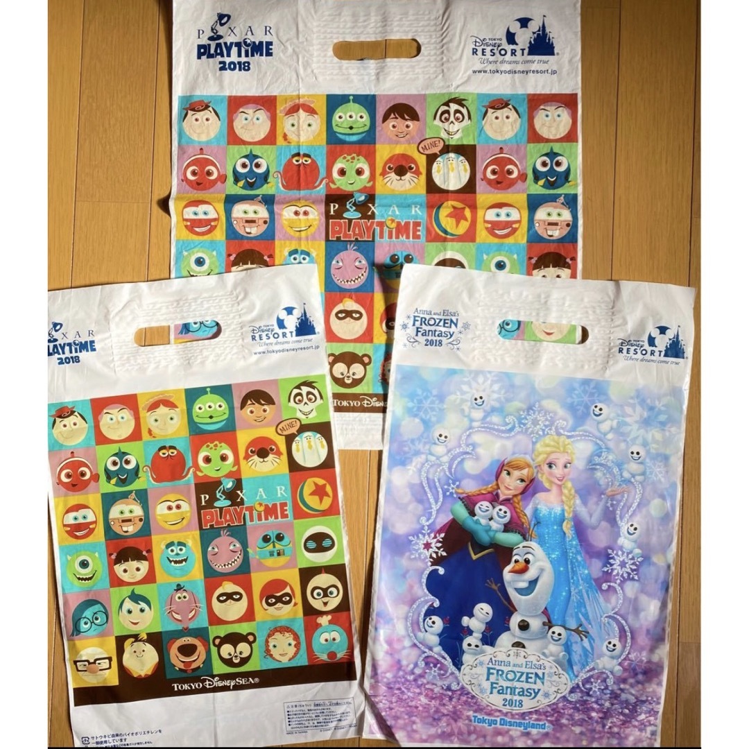Disney(ディズニー)のDisney ディズニーショッパー　各種セット　10枚 レディースのバッグ(ショップ袋)の商品写真