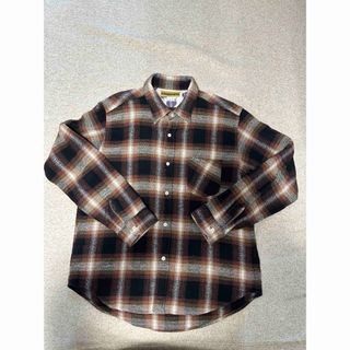 NOBLE MINE -TWILL CHECK WORK SHIRT 42(シャツ)